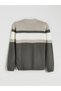 I Zero Crew Neck Long-Sleeve Color Block Men’s Knit Sweater from Freezen Store - 5
