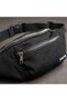 Black Unisex Crisscross Straps Crossbody Bag for Everyday Use with Zipper, 30x13 cm GEN01 - 2