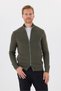 Double-Zip, 100% Cotton Brioche Knit Sweater - 2