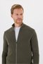Double-Zip, 100% Cotton Brioche Knit Sweater - 5