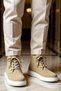 Men's Lace-Up Ankle-High Orthopedic Sole Suede Sneakers with Non-Slip Soles—Casual, Comfortable, and Modern - 2