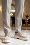 Men's Lace-Up Suede Casual Shoes with Orthopedic Insoles, Non-Slip Sole, Lined, Comfortable - 4