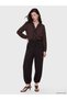 Peak New Season Brown Elastic Waist Women's Jogger Pants