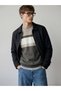 I Zero Crew Neck Long-Sleeve Color Block Men’s Knit Sweater from Freezen Store - 2