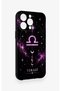 iPhone 14 Pro Max Compatible Libra-Themed Patterned Silicone Case - 3