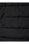 Women's Black Slim Fit Hooded Jacket LF2041093 - 7