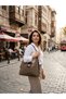 New Season Women's Baguette Bag: Faux Leather Casual-Chic Shoulder Bag
