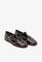 Margery Brown Leather Mary Janes Loafers - 3