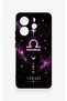 Redmi Note 14 4G-Compatible Libra-Themed Patterned Silicone Case - 2