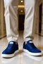 Men's Linen-Fabric Lace-Up Casual Sneakers with Orthopedic Lining, Non-Slip Sole, Seasonal, Comfortable - 2