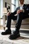 Men's Lace-Up Orthopedic Shoes with Thick Insoles for Everyday and Sports Use, Classic Style, Non-Slip Sole, Comfortable Design - 3
