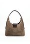 New Season Women's Baguette Bag: Faux Leather Casual-Chic Shoulder Bag - 4