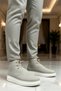 Men's Lace-Up Suede-Look Athletic Boot with Orthopedic Construction, Non-Slip Sole, High-Top, Casual, Comfortable, and Stylish - 2