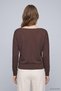 Batwing Sleeve Blouse 8750A Coffee - 3