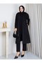Suede Fabric Basic Button-Front Trench Coat - 8