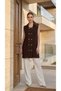 FASHION SLEEVELESS, TUNIC-STYLE, BUTTON-UP, POLO COLLAR VEST (86 CM) - 2