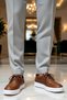 Men's Lace-Up Casual Classic Sneakers with Non-Slip Sole, Comfortable, for All-Season Use, Modern - 2