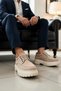 Men's Suede Lace-Up Casual Sporty Classic Shoes with Thick Soles, Orthopedic Lining, Non-Slip, Comfortable, Modern - 3