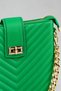 Sidney Women's Quilted Hand and Shoulder Bag—Green - 4