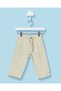Infant Boys Light Beige Baggy Pull-On Trousers