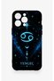 iPhone 13 Pro Max Compatible Silicone Case with Cancer Zodiac Sign Pattern - 2