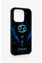 iPhone 15 Pro Compatible Silicone Case with Cancer Zodiac Sign Design - 3
