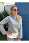 Women's fleece-lined winter tracksuit set, comfortable fit, crew neck sweatshirt and pants, two-piece set. - 7