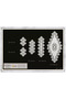 Krem-Krem Lavinya 5-Piece Linen Lace Table Runner Set—Bridal Living Room Set HB006 - 4