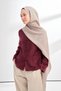 LIORA PATTERNED FLOSS COTTON SCARF - NUDE - 2
