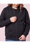 Senior Girls Black Zip-Up Hooded Sweatshirt - 3