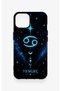 iPhone 14-Compatible Silicone Case with Cancer Zodiac Sign Pattern - 2