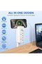 Electrical Outlet Extender, Power Extension Cord Socket, 180° Rotating Plug - 5