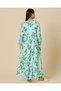 Women Blue Floral Print Nightgown - 3