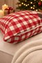 Punch-Embroidered New Year's Cushion Cover - 43 x 43 cm - Rudy Christmas - PNK001 - 3