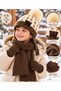 4-8 Years Old Boy's Scarf, Beanie, Gloves 3-Piece Set - 2