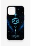 iPhone 12 Pro Max Compatible Silicone Case with Cancer Zodiac Sign Design - 2