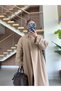 TRENCH COAT WITH A BELTED COLLAR AND PLAID LINING - 4