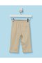 Infant Boys Beige Plain Pique Track Pants - 4
