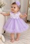 Baby Girl 4-Piece Mevlüt Set 0-3 Months and 3-6 Months Wedding Dress Evening Dress Baby Birth Baby Shower Gift