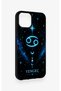 iPhone 14-Compatible Silicone Case with Cancer Zodiac Sign Pattern - 3