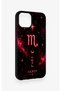 iPhone 14-Compatible Silicone Case with Scorpio Zodiac Sign Design - 3