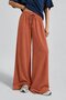 WIDE-LEG KNITTED PANTS WITH ELASTIC WAISTBAND - 3