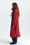 Buckle Detailed Long Trench Coat - 3