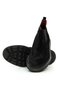 Genuine Suede Leather Zip-Up Chelsea Boots for Men, Black - B274083 - 5
