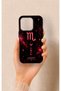 iPhone 15 Pro Compatible Silicone Case with Scorpio Zodiac Sign Design