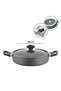 Flat Granite Stuffed Eggplant Pot with Glass Lid HB006 - 2