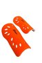 CKSpor Non-Velcro Soccer Cleats, 1 Pair, Padded Shin Guards - 8