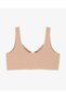 Bolero Stitch-Free Snap-Fastened Bra, Nude - 5