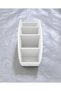 3D-Printed Remote Control Organizer - Multi-Compartment TV Remote Control Desktop Organizer - White BZELDR05 - 3
