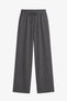 WIDE-LEG KNITTED PANTS WITH ELASTIC WAISTBAND - 5
